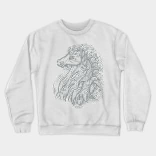 Curly Horse Crewneck Sweatshirt